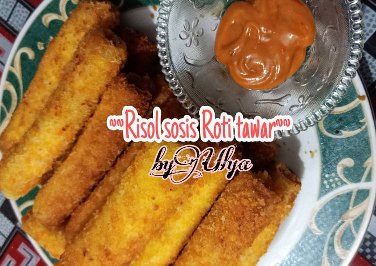 Risol sosis Roti tawar😊