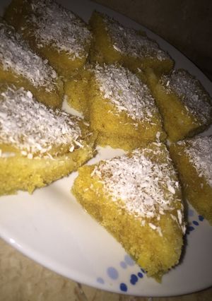 صورة لوصفة كيكة اسفنجيه بالكراميل