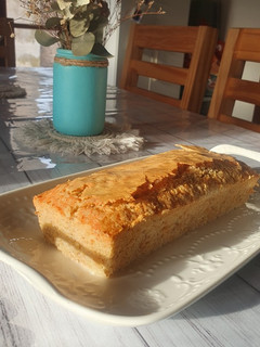 Una foto de Budín de banana y nueces 😋