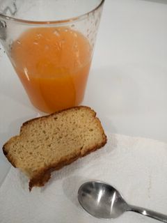 Una foto de Bizcocho de mandarina 🍊