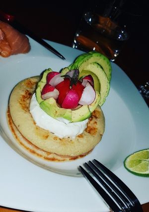Une photo de Blinis au saumon