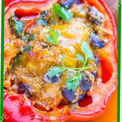 Cauliflower Stuffed Capsicum A picture of Cauliflower Stuffed Capsicum.