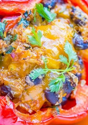 A picture of Cauliflower Stuffed Capsicum.