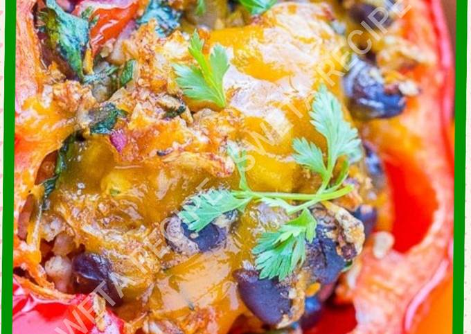 Recipe of Delicious Cauliflower Stuffed Capsicum