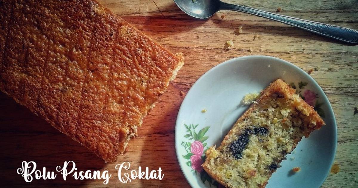  Resep  Bolu  pisang  coklat 2  telur  oleh Lulut Firmahani M 