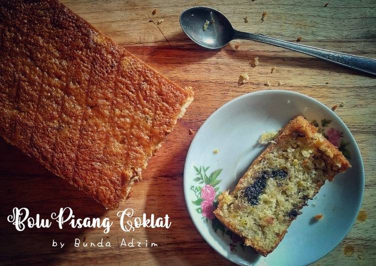 Bolu pisang coklat || 2 telur