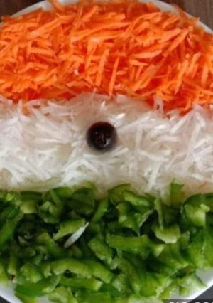 A picture of Tri colour Salad.