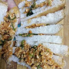 A picture of Egg Chutney sandwich.
