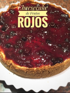 Una foto de Cheesecake de frutos rojos