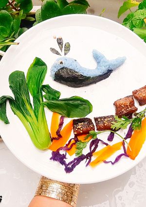 Hình của món Lươn sốt teriyaki.