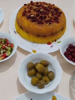 عکسی از دستور ته چین مرغ