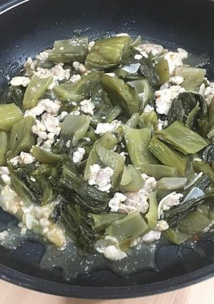 Foto resep Ayam Cah Sayur Asin