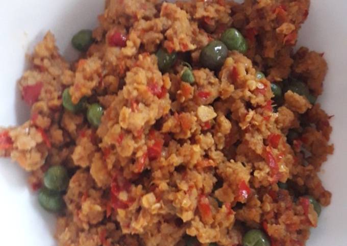 Sambal oncom leunca