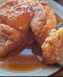Flan en freidora de aire