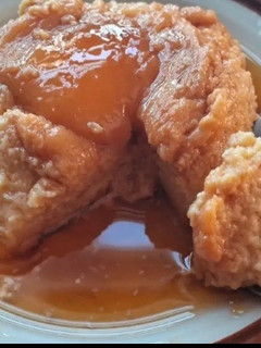 Una foto de Flan en freidora de aire