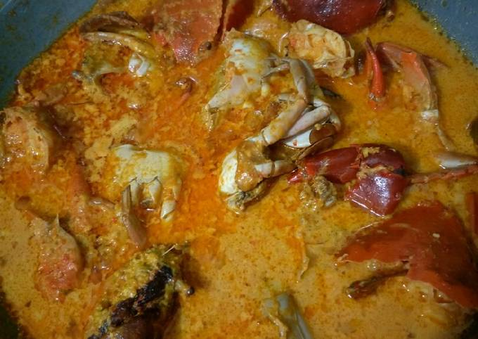 Resep Kepiting santan, Enak