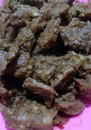 Foto resep Daging masak lengkuas pedas