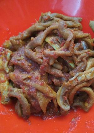 Foto resep Balado usus ayam