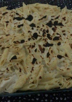 صورة لوصفة معكرونة بشاميل بدون لحمة