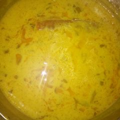 A picture of Lassi ki Curry.