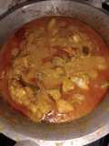 Gulai Kalio ayam Jo kantang (gulai Kalio daging ayam & kentang)