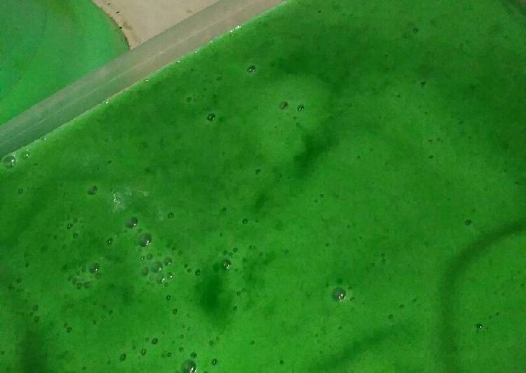 Cara Gampang Membuat Puding energen kacang hijau Anti Gagal