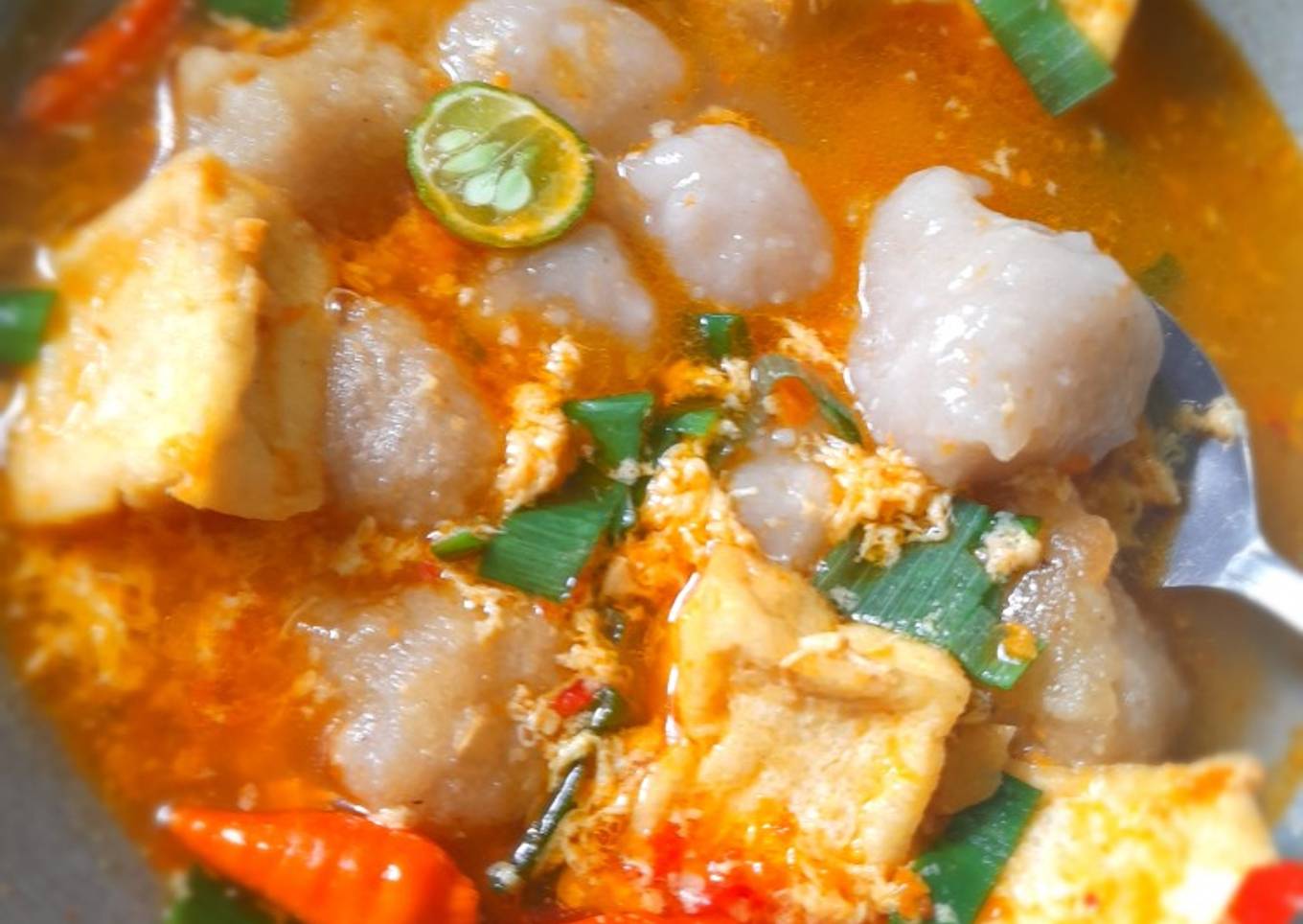 Kuah cilok pedas