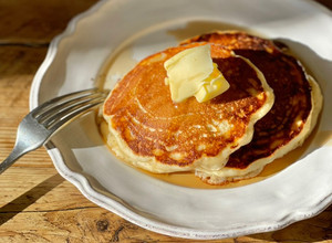 A picture of 🥞 American pancake for Sunday breakfast.