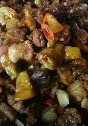 Foto resep Sate goreng kambing
