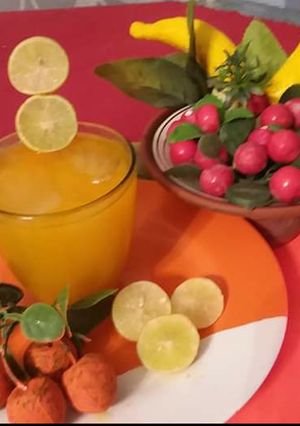 A picture of Orange tang drink🍊🍸🔥☉ #drinkcontest.