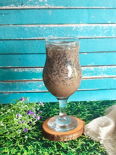 Foto resep Es Cincau Serut Milo