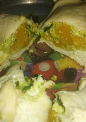 Una foto de Pechuga de pollo rellena