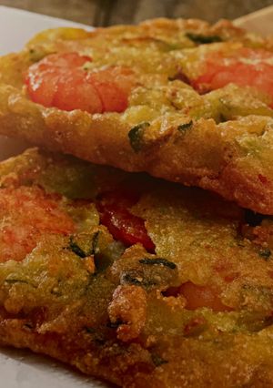 Zdjęcie przepisu Chrupiące krewetki w cieście (Książka Thermomix).