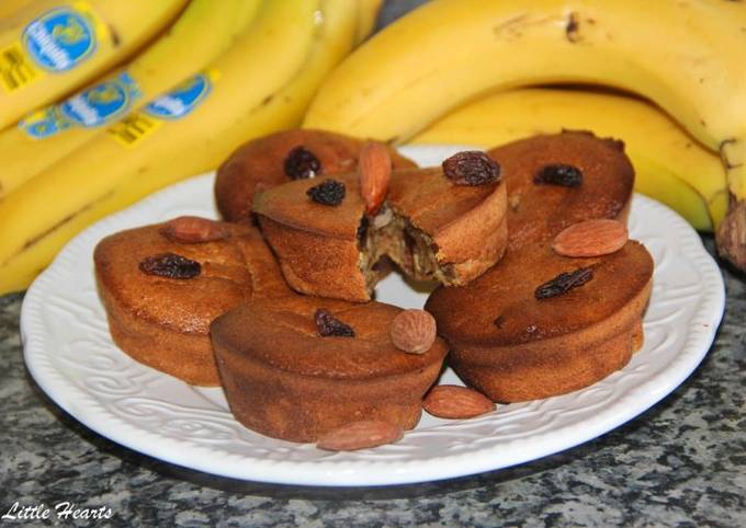 Banana Raisin Cereal Muffins
