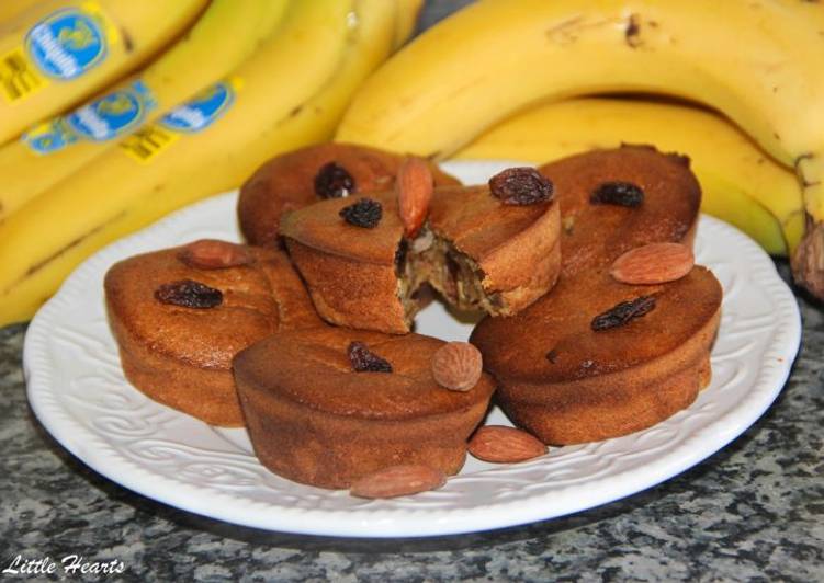 Recipe of Perfect Banana Raisin Cereal Muffins