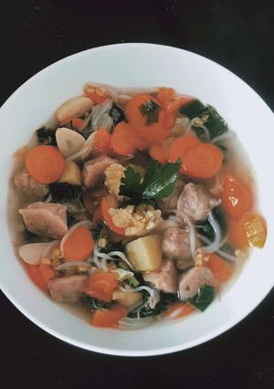 Foto resep Sayur Sop Bakso