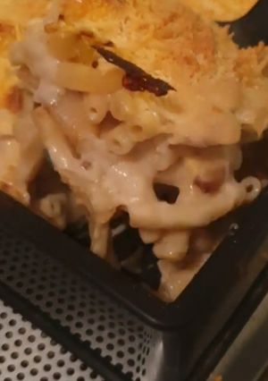 Une photo de Mac and cheese au poulet