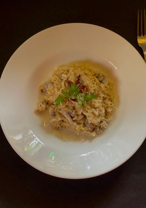 A picture of Creamy Mushroom Rice.