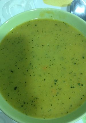 Una foto de Puré de verduras