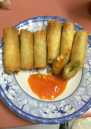 Hình của món Chả giò phô mai khoai lang.