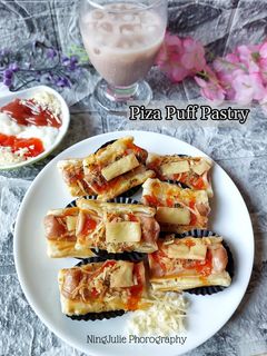 Foto resep Piza Puff Pastry Mini