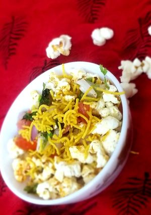 A picture of Popcorns bhel.