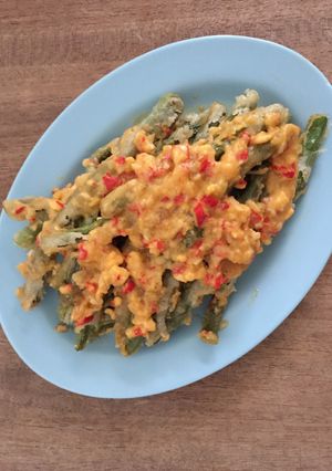 Foto resep Buncis crispy salted egg