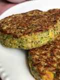 Hamburguesas de brócoli, choclo y arroz