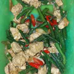 Kacang panjang vs tempe#bikin ramadhan berkesan রেসিপির প্রধান ছবি