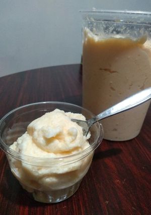 Una foto de Nieve de melón (3 ingredientes)