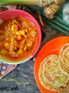 Foto resep Roti Canai Kari Ayam