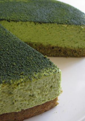 A picture of Matcha & White Chocolate Mousse.