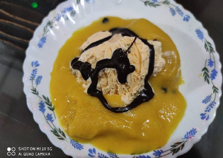 Easiest Way to Prepare Quick Mango mousse