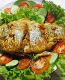 Cá diêu hồng rán